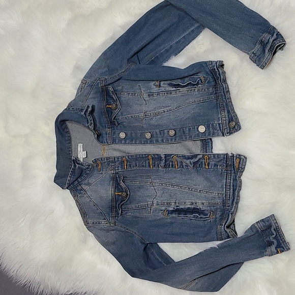 Cato Jean Jacket w/ Front Button Pockets - Picture 1 of 6